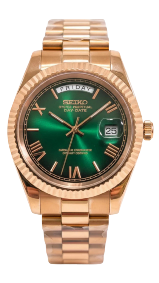 DayDate Rose Gold Green/Olive Options