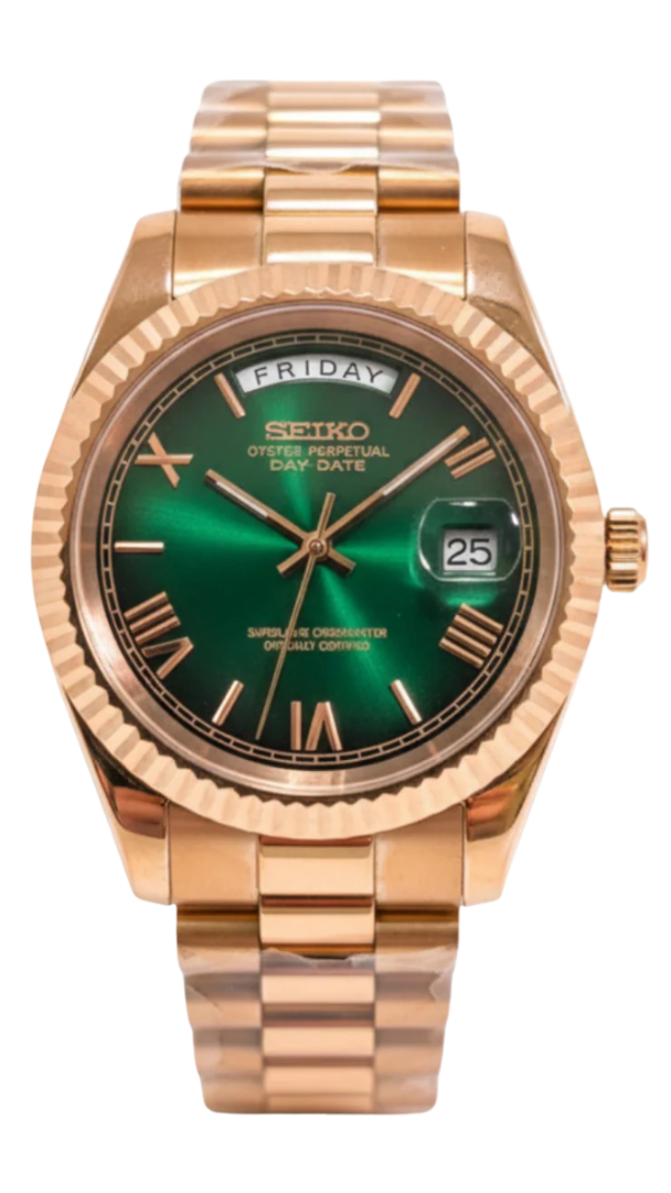 DayDate Rose Gold Green/Olive Options